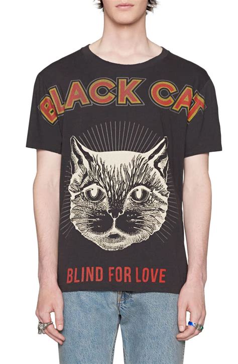 black cat gucci t shirt|gucci mules angry cat.